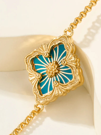 [Regal Jewels]B.C.L ENAMELED One-Flower Bracelet£¨Various Colors)
