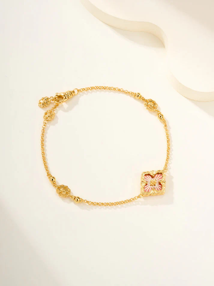 [Regal Jewels]B.C.L ENAMELED One-Flower Bracelet£¨Various Colors)