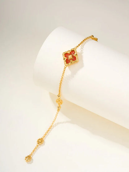 [Regal Jewels]B.C.L ENAMELED One-Flower Bracelet£¨Various Colors)