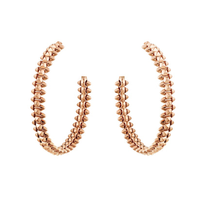 [Regal Jewels]CLASH LARGE HOOP EARRINGS