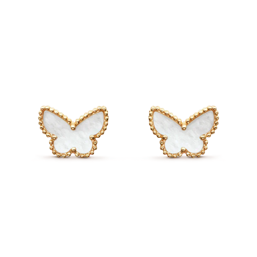 [Regal Jewels]SWEET BUTTERFLY MOP EARSTUDS
