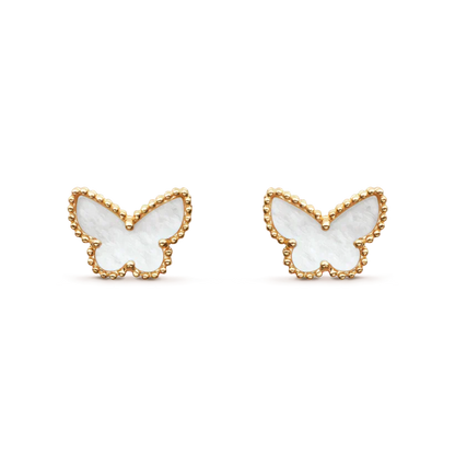 [Regal Jewels]SWEET BUTTERFLY MOP EARSTUDS