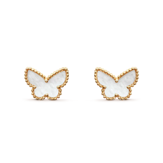 [Regal Jewels]SWEET BUTTERFLY MOP EARSTUDS