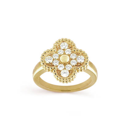 [Regal Jewels]CLOVER DIAMOND RING