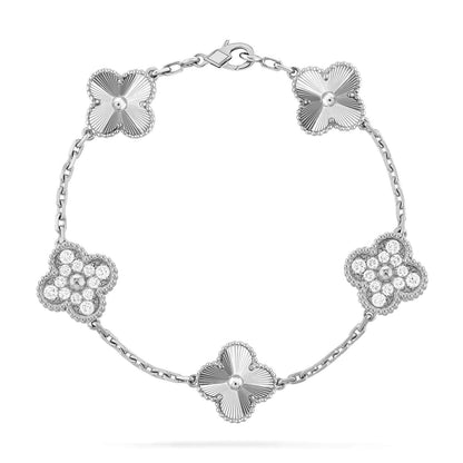 [Regal Jewels]CLOVER 5 MOTIF LASER BRACELET COLLECTION