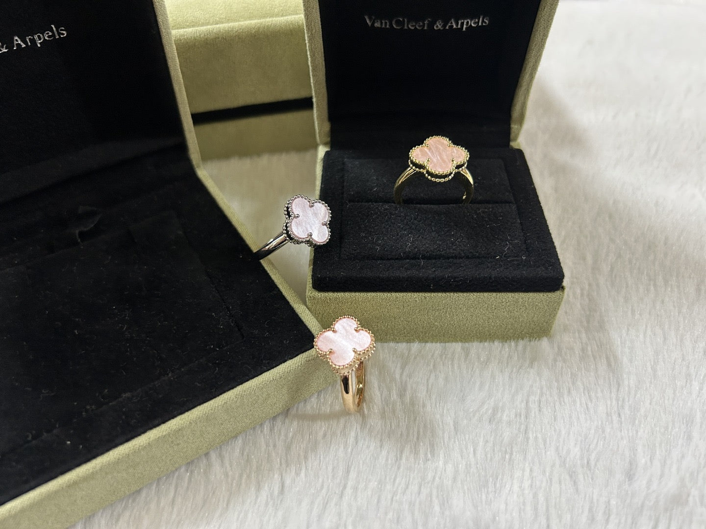 [Regal Jewels]Pink Clover Ring