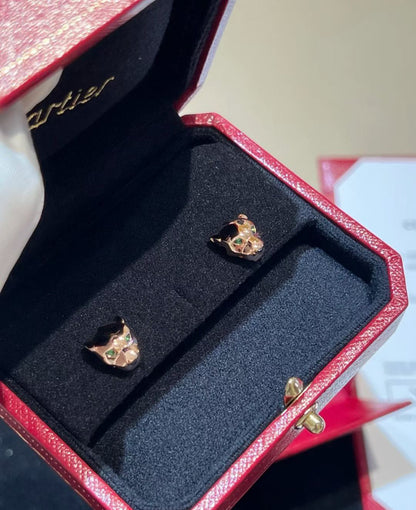 [Regal Jewels]CHRRTAH-PRINT STUD EARRINGS, THREE COLORS