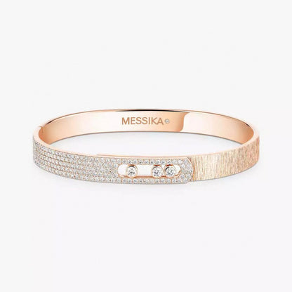[Regal Jewels]2026 BRAND-NEW FROSTED BRACELET WITH DIAMONDS THREE COLORS