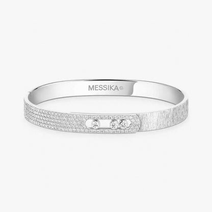 [Regal Jewels]2026 BRAND-NEW FROSTED BRACELET WITH DIAMONDS THREE COLORS