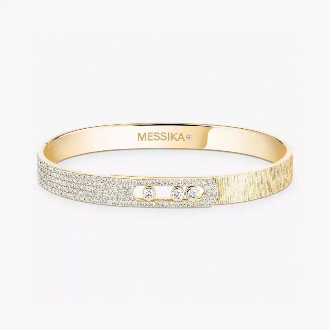 [Regal Jewels]2026 BRAND-NEW FROSTED BRACELET WITH DIAMONDS THREE COLORS