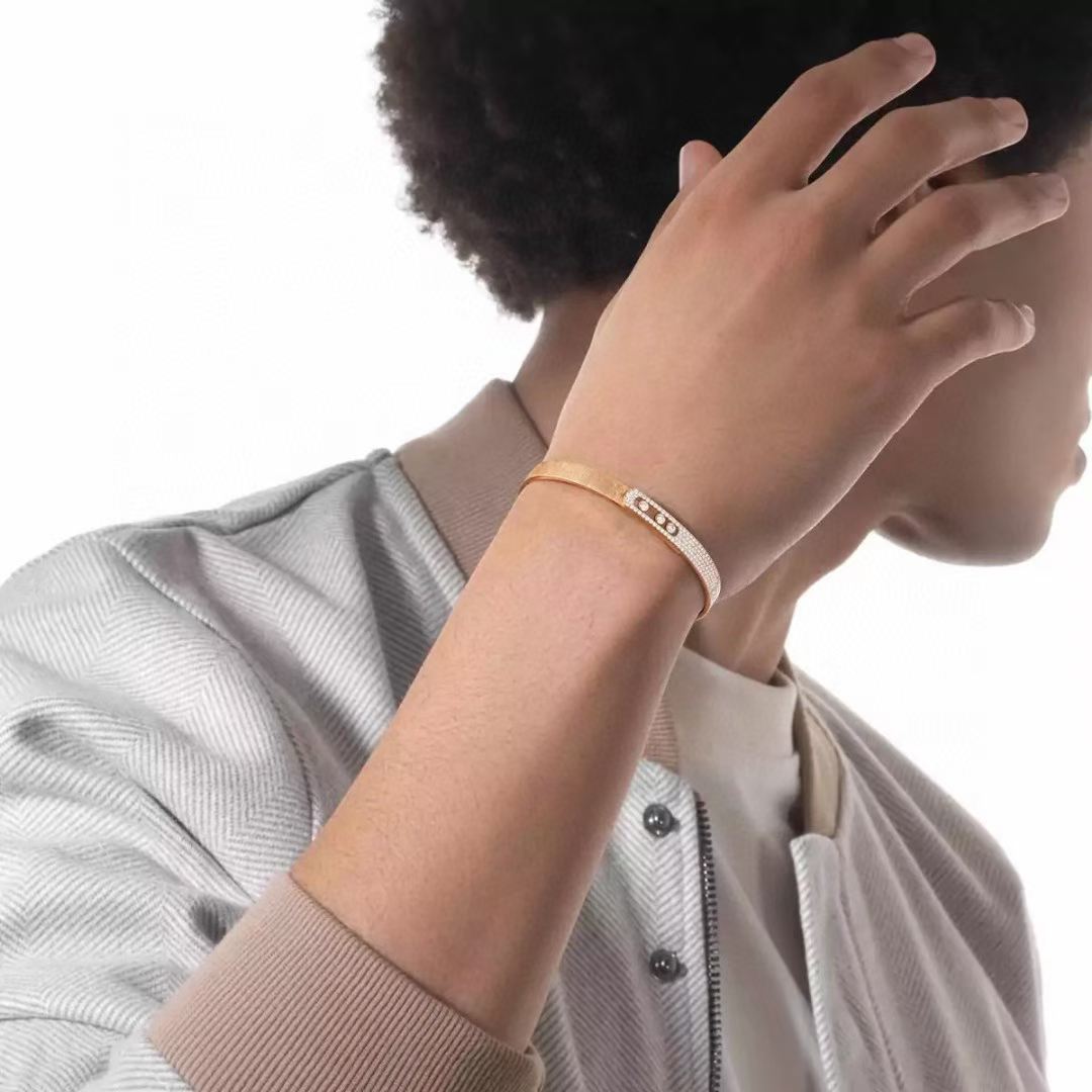 [Regal Jewels]2026 BRAND-NEW FROSTED BRACELET WITH DIAMONDS THREE COLORS