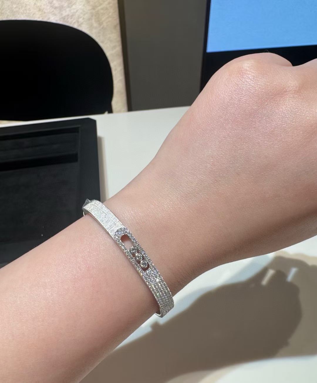 [Regal Jewels]2026 BRAND-NEW FROSTED BRACELET WITH DIAMONDS THREE COLORS