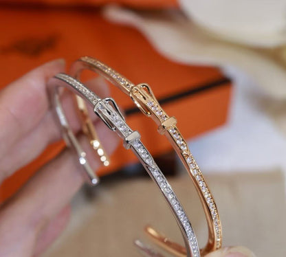 [Regal Jewels]DIAMOND-ENCRUSTED BRACELET THREE COLORS