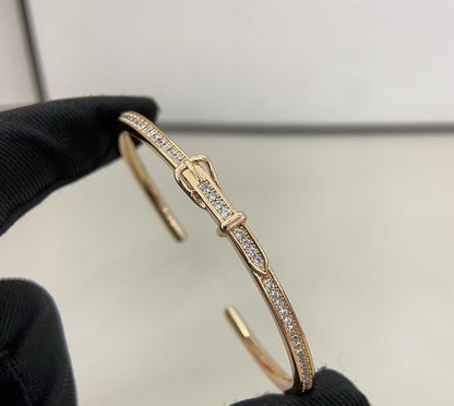 [Regal Jewels]DIAMOND-ENCRUSTED BRACELET THREE COLORS