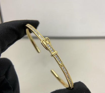 [Regal Jewels]DIAMOND-ENCRUSTED BRACELET THREE COLORS
