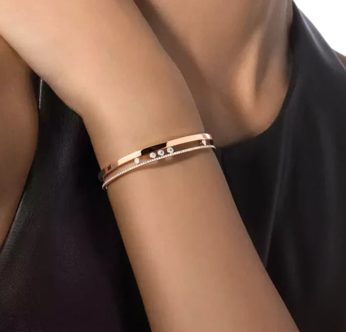 [Regal Jewels]M Roman Diamond Bracelet