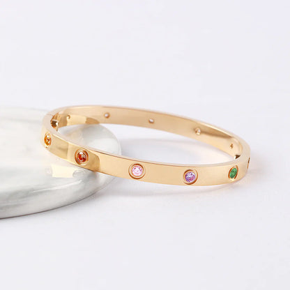 [Regal Jewels]2026 NEW 6.1MM COLORED GEMSTONE BRACELET
