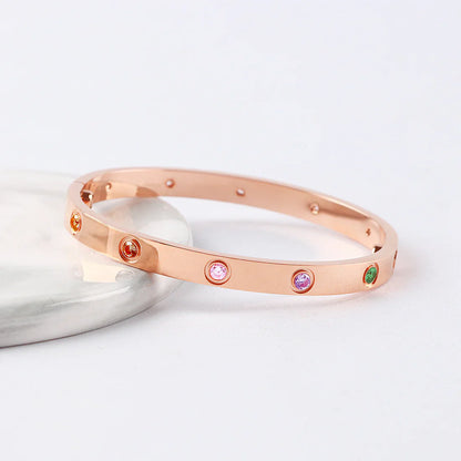 [Regal Jewels]2026 NEW 6.1MM COLORED GEMSTONE BRACELET