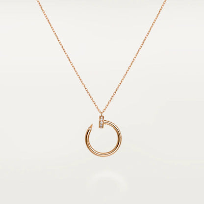[Regal Jewels]JUSTE NECKLACE PINK GOLD