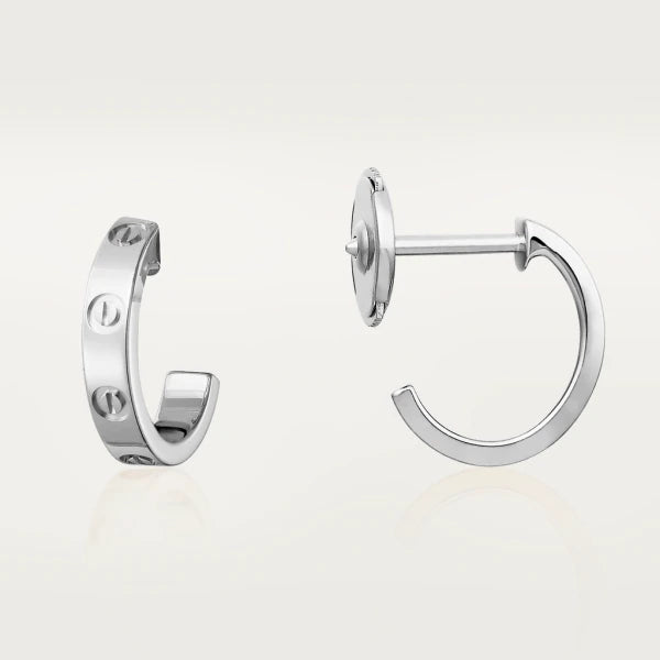 [Regal Jewels]LOVE EARRINGS 2.65MM SILVER