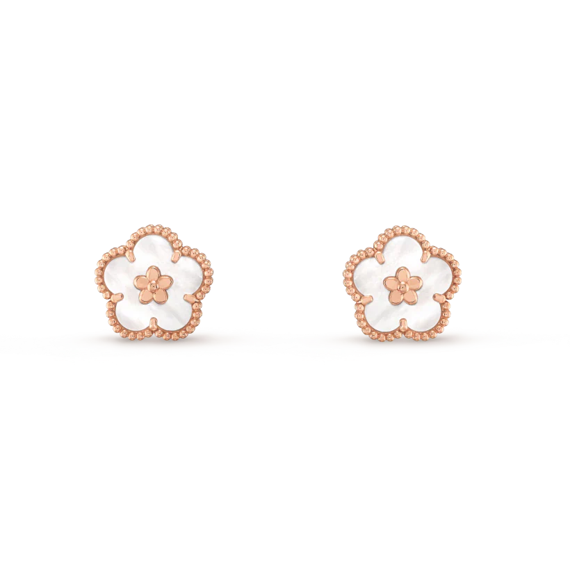 [Regal Jewels]LUCKY WHITE MOP EARRINGS