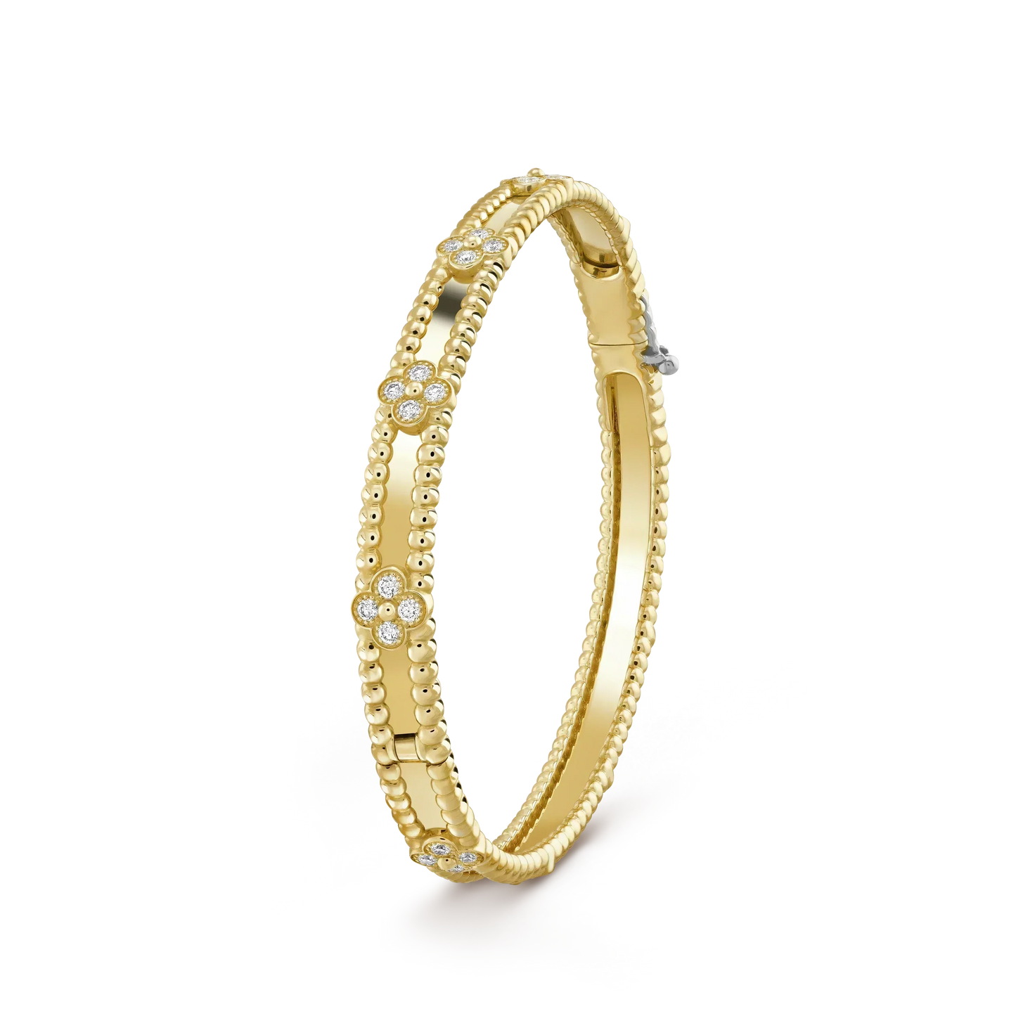 [Regal Jewels]CLOVER BRACELET 4MM DIAMONDS