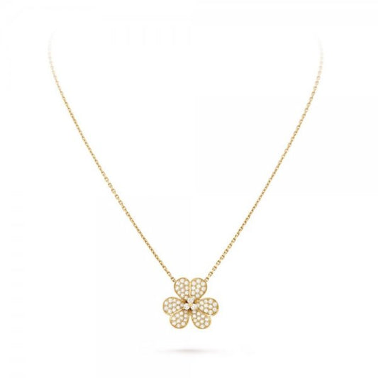 [Regal Jewels]FLOWER DIAMOND NECKLACE