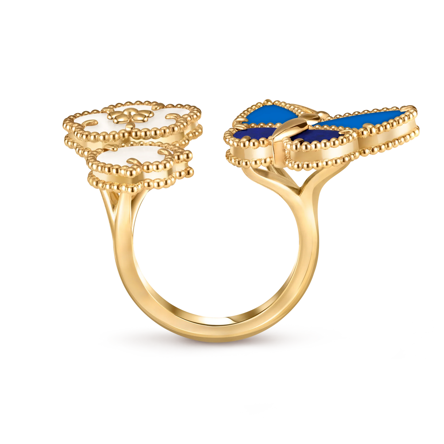 [Regal Jewels]2026 NEW MODEL SPRING LUCKY 3 MOTIF GOLD RING
