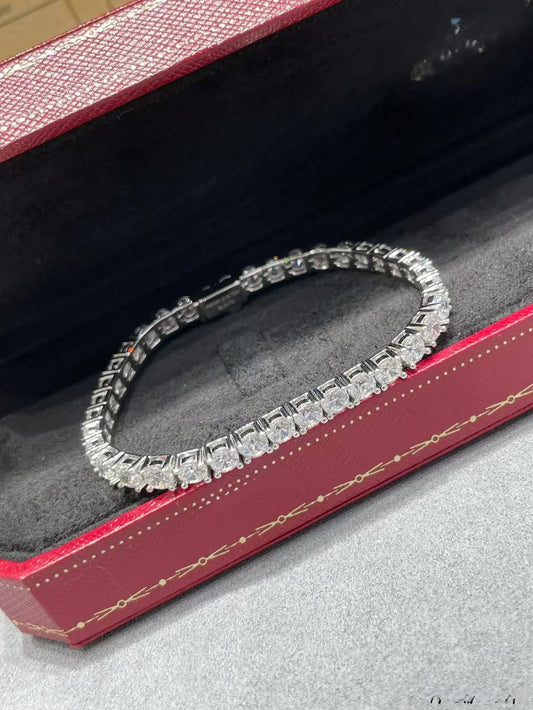[Regal Jewels TENNIS BRACELET WITH FULL DIAMOND SETTING