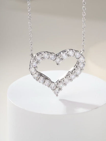 [Regal Jewels]T Family Heart Necklace