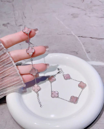 [Regal Jewels]Light Pink Braided Bracelet