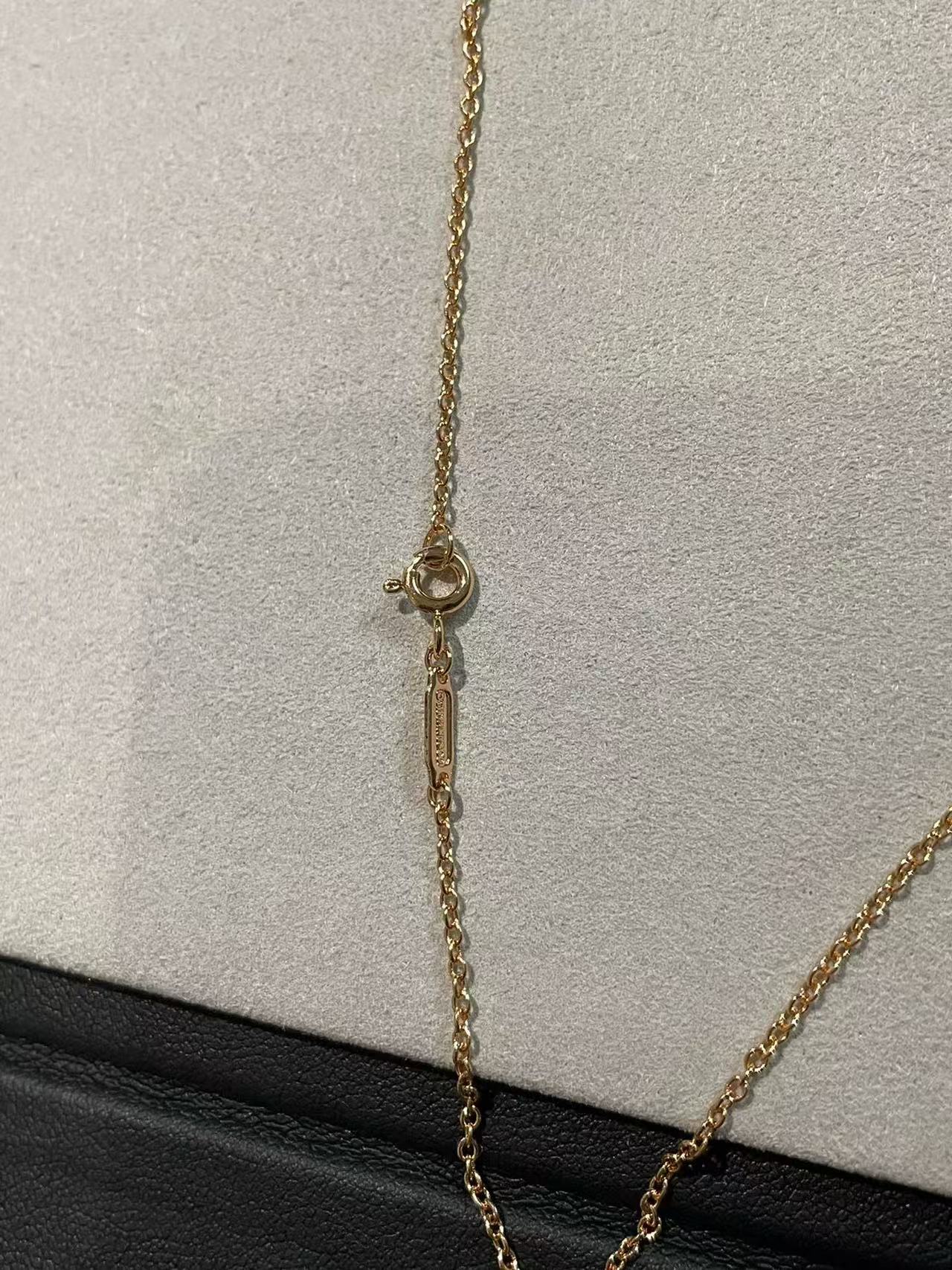 [Regal Jewels]T House Diamond-Studded Knot Necklace