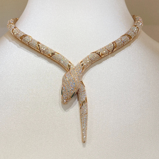 [✨Regal Jewels✨]HAUTE COUTURE GOLD SERPENTI NECKLACE