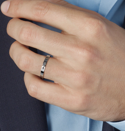 [Regal Jewels]ALLIANCE LIENS VIDENCE 3MM RING
