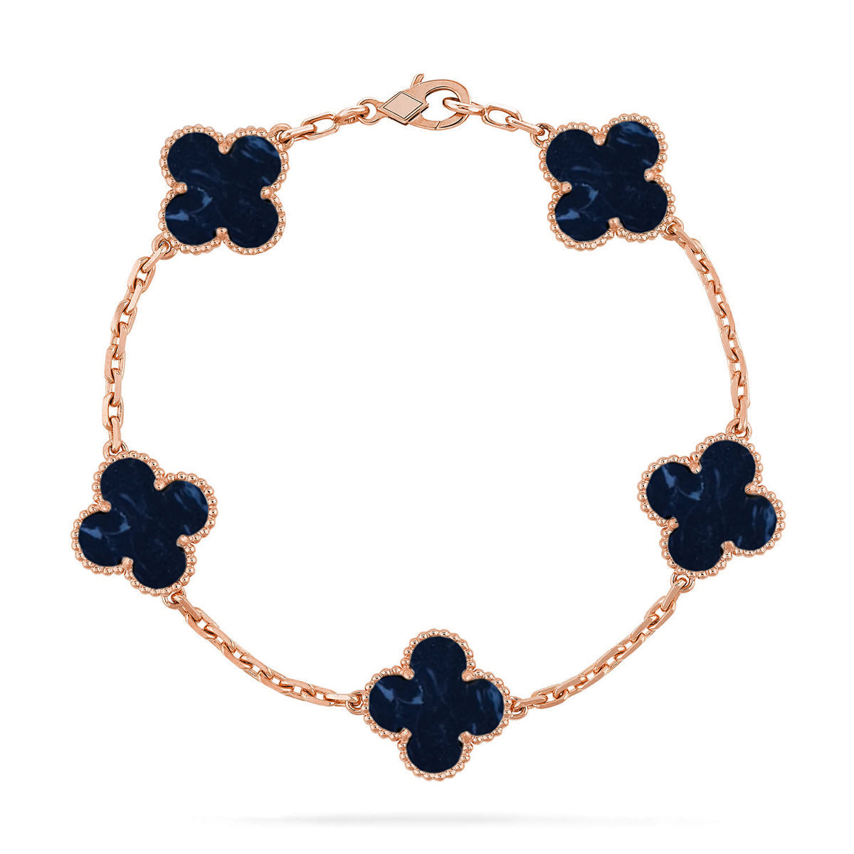 [Regal Jewels]CLOVER 5 MOTIF PIETERSITE BRACELET COLLECTION