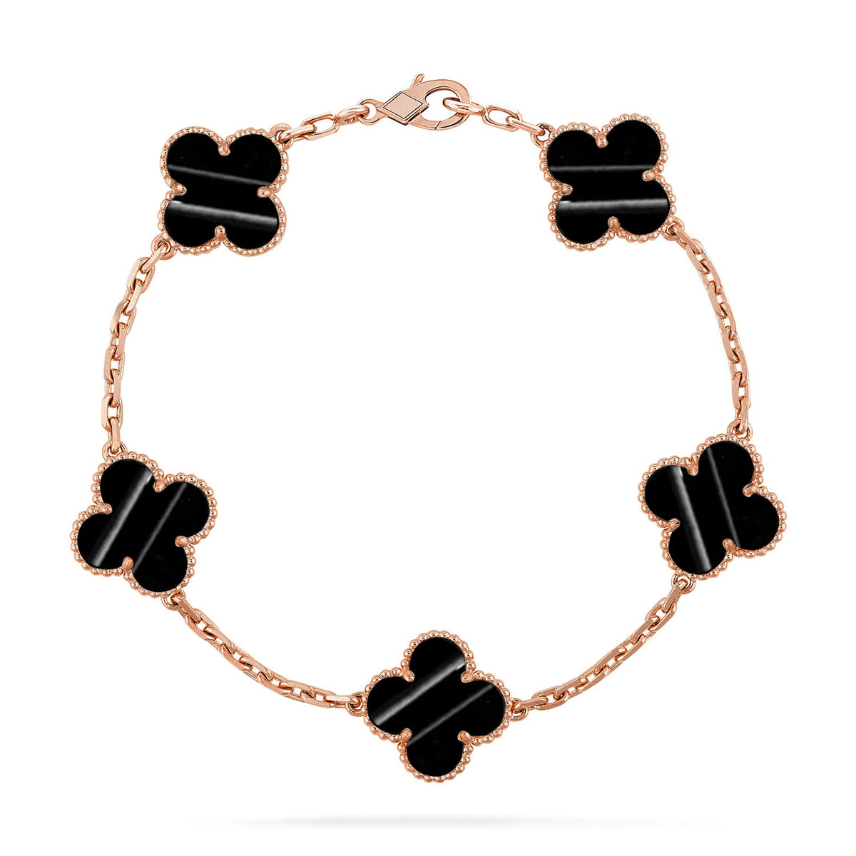 [Regal Jewels]CLOVER 5 MOTIF PULSAR STONE BRACELET COLLECTION