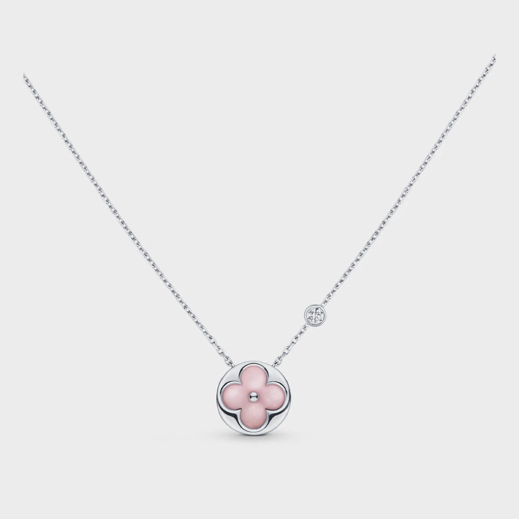 [Regal Jewels]SUN MOTIF PINK MOP SILVER BRACELET