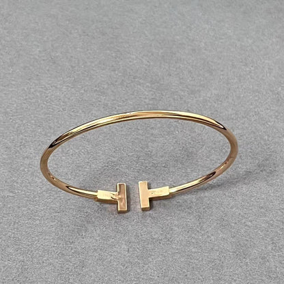 [Regal Jewels]T House Double T Open Bangle