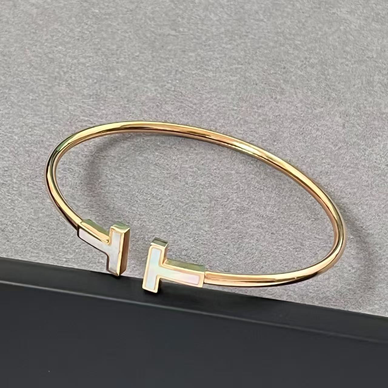 [Regal Jewels]T House Double T Open Bangle