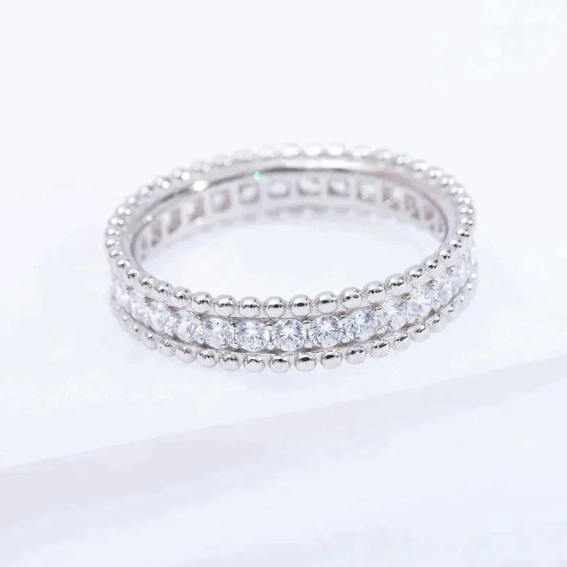 [Regal Jewels]PERLEE DIAMOND SILVER RING