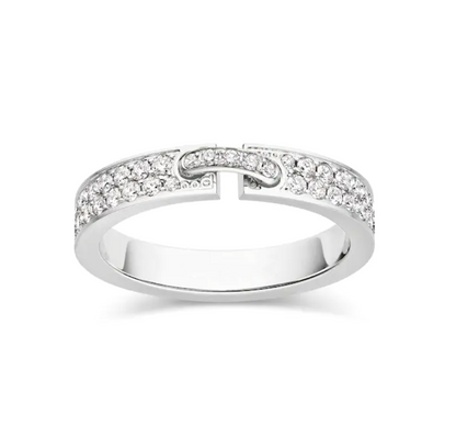 [Regal Jewels]ALLIANCE LIENS VIDENCE PAVED DIAMOND 4MM RING