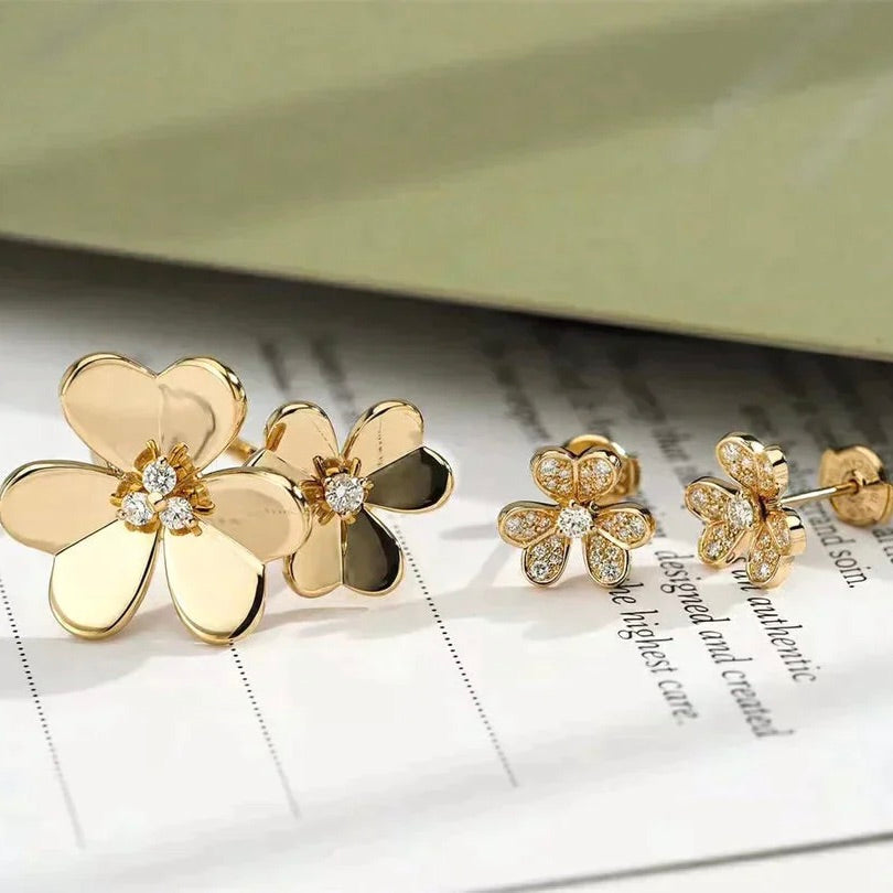 [Regal Jewels]CLOVER COMOS GOLD DIAMOND RING