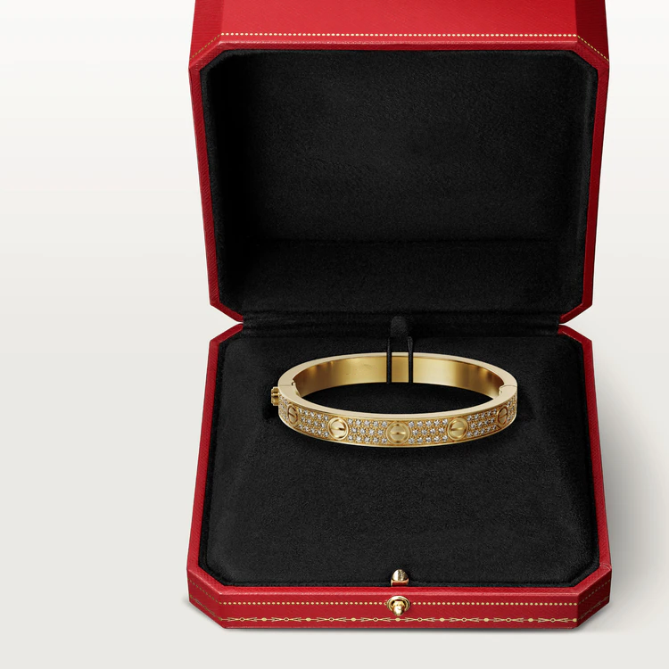 [Regal Jewels]LOVE BRACELET 6.1MM DIAMOND-PAVED