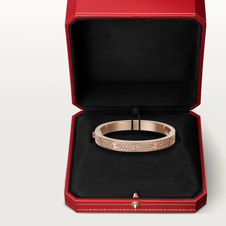 [Regal Jewels]LOVE BRACELET 6.1MM DIAMOND-PAVED