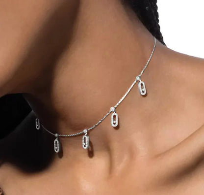 [Regal Jewels MS DIAMOND PENDANT NECKLACE