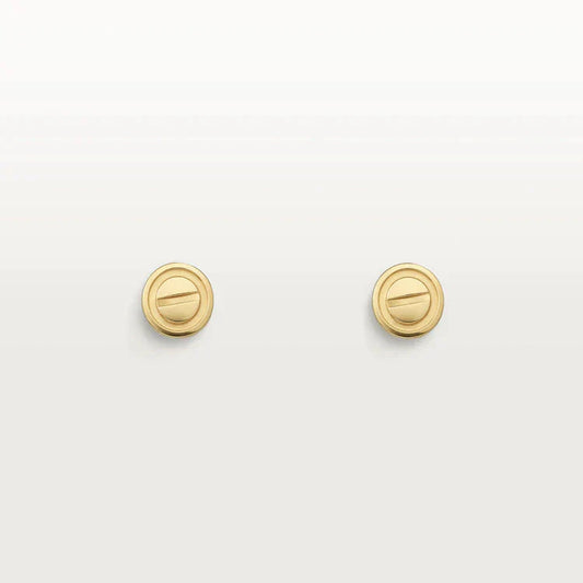 [Regal Jewels]LOVE EARRINGS GOLD 10MM