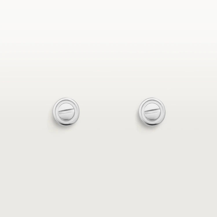[Regal Jewels]LOVE EARRINGS SILVER 10MM