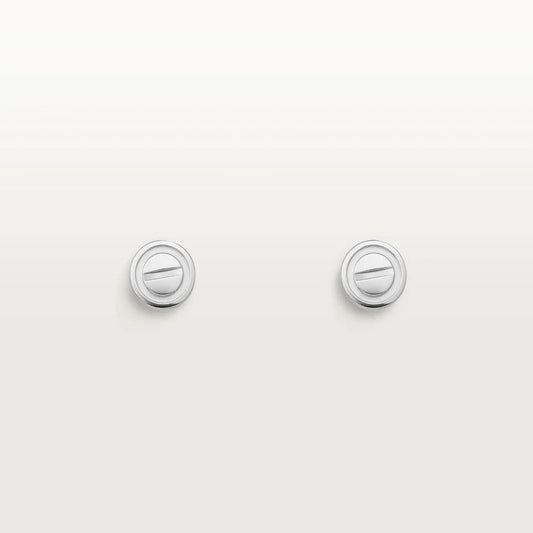 [Regal Jewels]LOVE EARRINGS SILVER 10MM