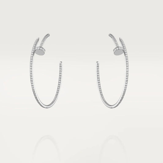 [Regal Jewels]JUSTE EARRINGS FULL DIAMONDS 1.8MM