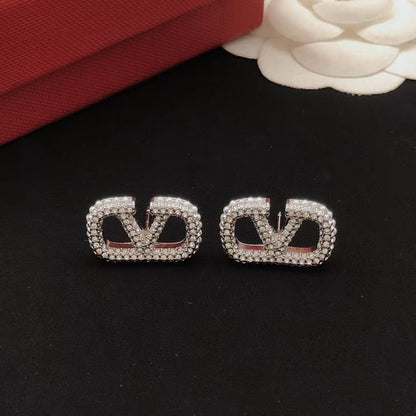 [Regal Jewels]Top-of-the-range crystal earrings